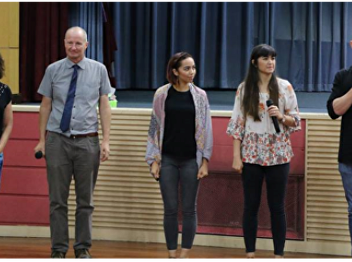 An environment in English for
Communication and Research classroom in
topic of “Q&A for Direction, Journeys
and Leisure” “Giving and Asking for
Directions / Talking about Travel /
Talking about Leisure”