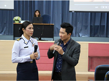 January 22nd, 2018 honored by Flight
Lieutenant Dr. Neeranut Glomdee lectured
in General Education class in topic of
“Inside power and sport power” at
11.00-14.00 o’clock, Sunandhanusorn
meeting hall.