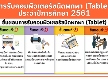 Urgent Announcement!!!  Registration for
Tablet (Main Campus) for Those Who Has
Not