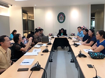 On November 23, 2018.Department of
General Education auditorium service in
the meeting Workgroup KM with the
experts of the Division Director/Head of
University office