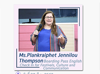 Invited to listen to lectures for
general education courses at
Sunantanusorn Auditorium and classrooms
4701 at 08.00 AM. - 05.00 PM.