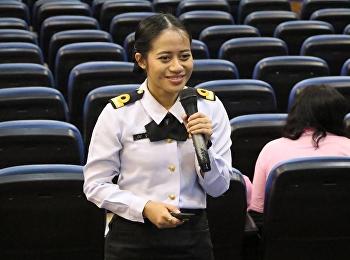 วิชาการใช้ภาษาไทย โดยได้รับเกียรติจาก
เรือโท หญิง สุธิญา พูนเอียด