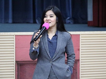 จัดบรรยายรายวิชาศึกษาทั่วไป
ในวิชาภาษาอังกฤษเพื่อการสื่อสารและทักษะการเรียน
โดยได้รับเกียรติจาก อาจารย์พัฑฒิดา
รัตนศิลปากร