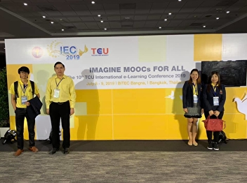 GE Suan Sunandha attended an
international academic conference on
e-learning 2019.