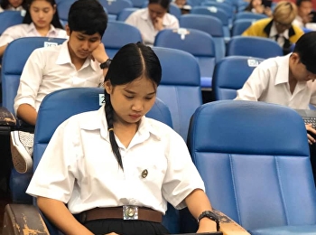 บรรยากาศการสอบรายวิชาศึกษาทั่วไปฯ
กลางภาคเรียนเรียนที่ 1/2562