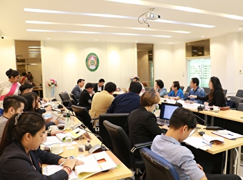 ประชุมคณะกรรมการอำนวยการสำนักวิชาการศึกษาทั่วไปและนวัตกรรมการเรียนรู้อิเล็กทรอนิกส์
ครั้งที่ 5/2562