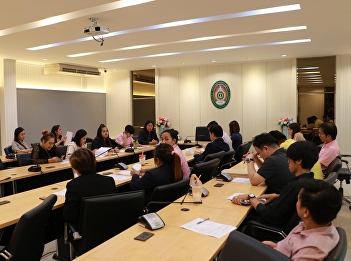 GE Suan Sunandha Held a meeting to
prepare for the finalterm exam 1/2019