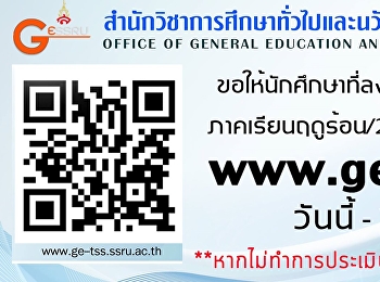 การประเมินอาจารย์ผู้สอน
ภาคเรียนฤดูร้อน/2562