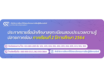 Announcement of the list of students
registering for the final exam of the
final semester, semester 2, academic
year 2021