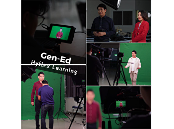 Behind-the-scenes shots of the digital
literacy course Digital Literacy
(GEZ0302)