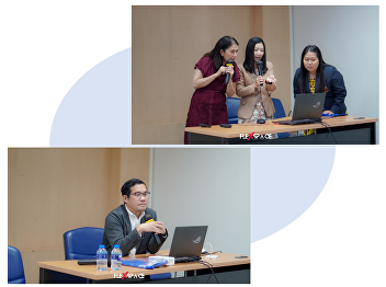 Hello citizens of Sunandha gardens. in
the era of digital life Let's meet in
the first period with Teachers who are
very kind and cute.