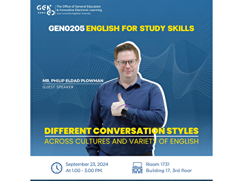 Different Conversation Styles Across
Cultures and Variety of English