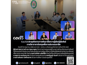 Gen Ed SSRU Meeting to Monitor the
Development of Interactive Learning
Materials for the Course “English for
Careers”