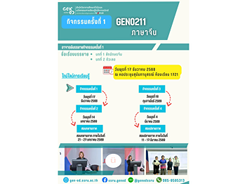 通识教育（Gen Ed）SSRU 学习氛围  2025年12月17日（星期三）
2025学年第2学期  课程：  GEN0211 汉语（Chinese
Language）