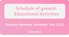 General Studies Activity Schedule