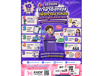Transform Your Confidence into
Professional Presentation Skills
GEZ0206 English for Presentation and
Public Speaking